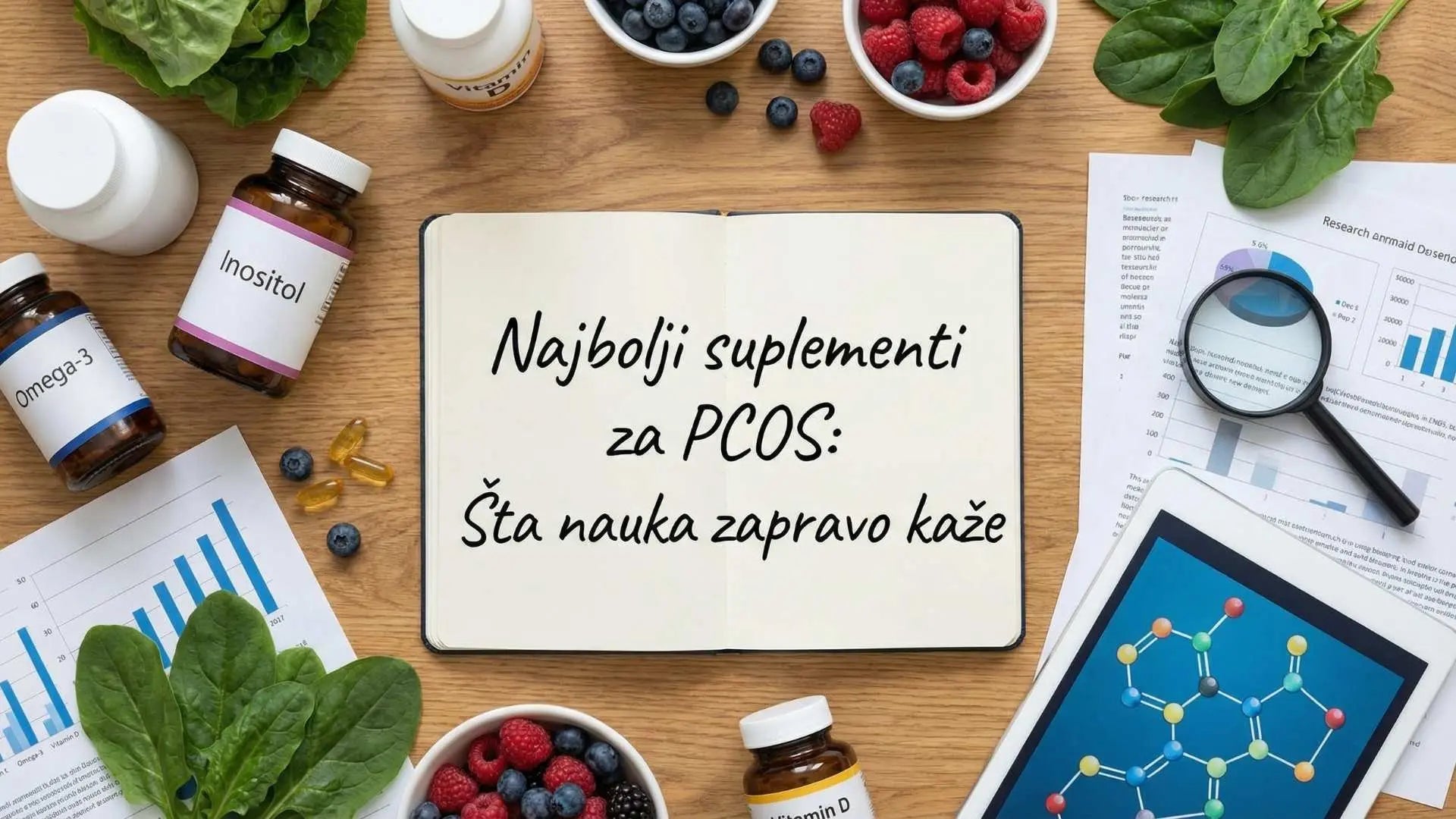 10 najboljih suplemenata za PCOS u 2026: Kompletan vodič - OVA Lab